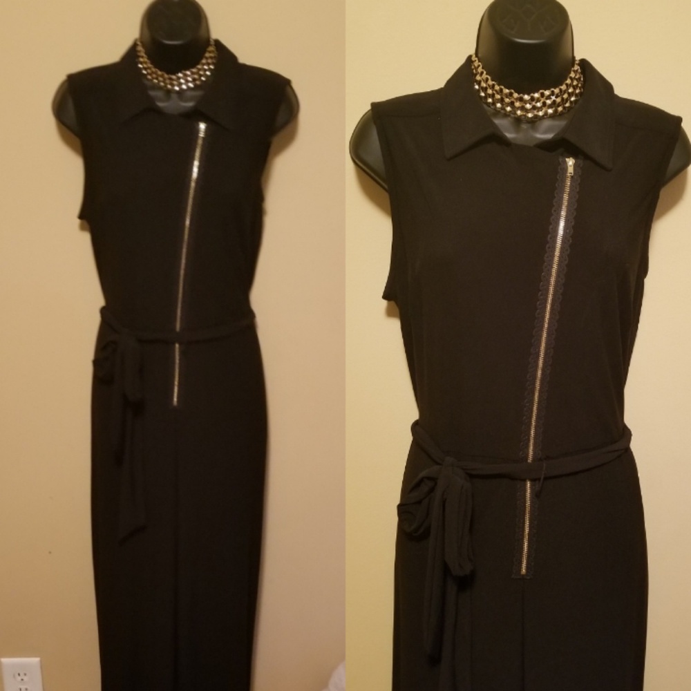 Black Sleeveless Jumpsuit
